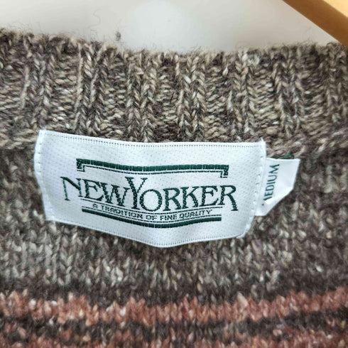 ニューヨーカー NEWYORKER シルク混ウールベスト メンズ import:M