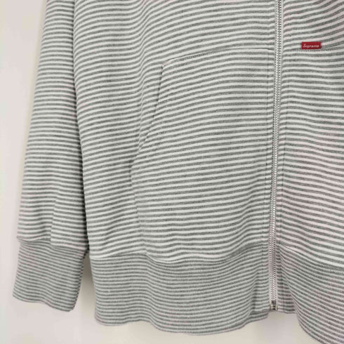 シュプリーム Supreme Striped Zip Up Hoodie ボーダー ジップアップパーカー メンズ import:XL
