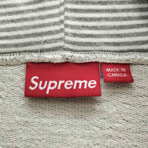 シュプリーム Supreme Striped Zip Up Hoodie ボーダー ジップアップパーカー メンズ import:XL