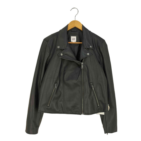 ギャップ Gap フェイクレザー ライダースジャケット レディース import:L