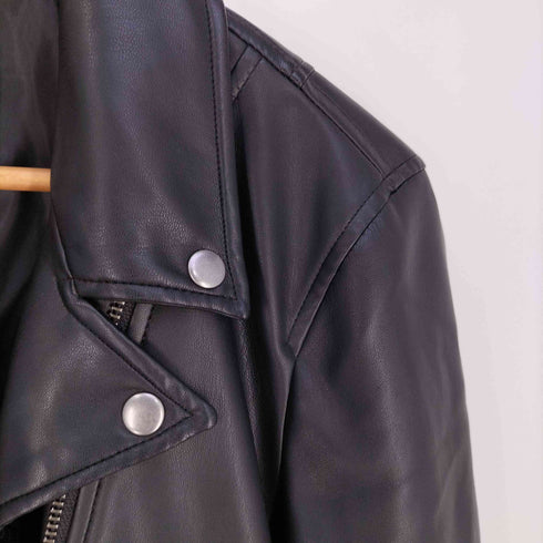 ギャップ Gap フェイクレザー ライダースジャケット レディース import:L