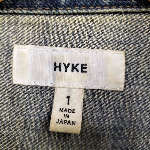 ハイク HYKE 2ND デニムトラッカージャケット レディース JPN:1