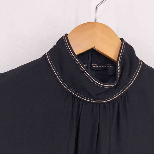 マークジェイコブス MARC JACOBS Black Mock Neck Shift Dress レディース 0