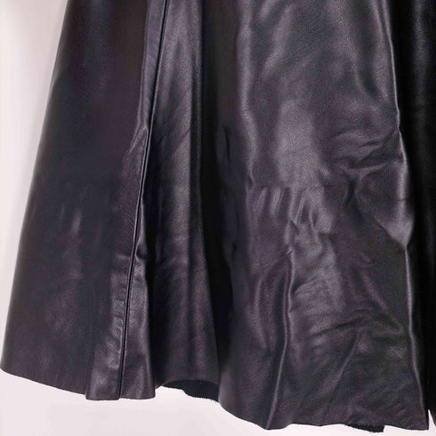 ザラ ZARA ベルテッド フェイクレザースカート レディース import:M