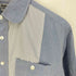 ディストリクトユナイテッドアローズ District UNITED ARROWS ストライプ切替 丸襟 ラウンドカラーシャツ メンズ JPN:2