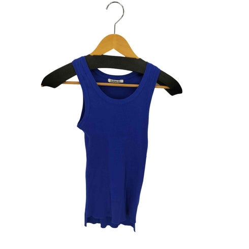 オーラリー AURALEE 24SS GIZA HIGH GAUGE RIB KNIT TANK レディース JPN:1
