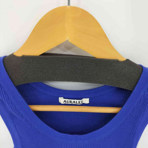 オーラリー AURALEE 24SS GIZA HIGH GAUGE RIB KNIT TANK レディース JPN:1