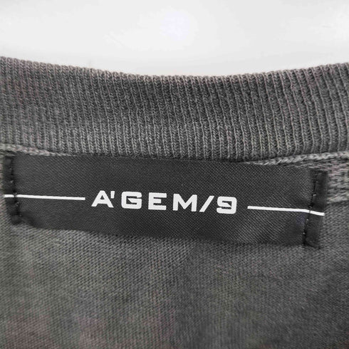 エージェムナイン AGEM/9 22SS リメイクデザイン半袖Tシャツ メンズ FREE