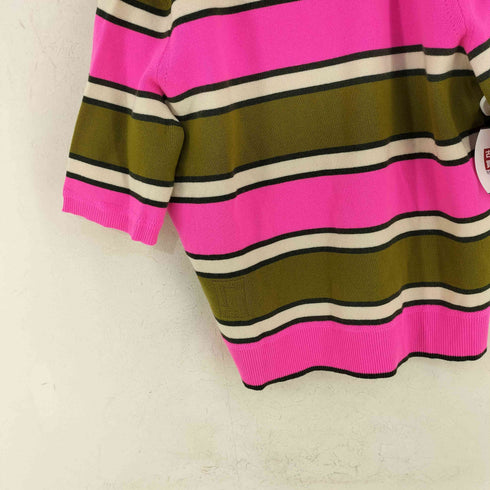 マークジェイコブス MARC JACOBS カシミヤ混 マルチボーダーニット レディース import:XS