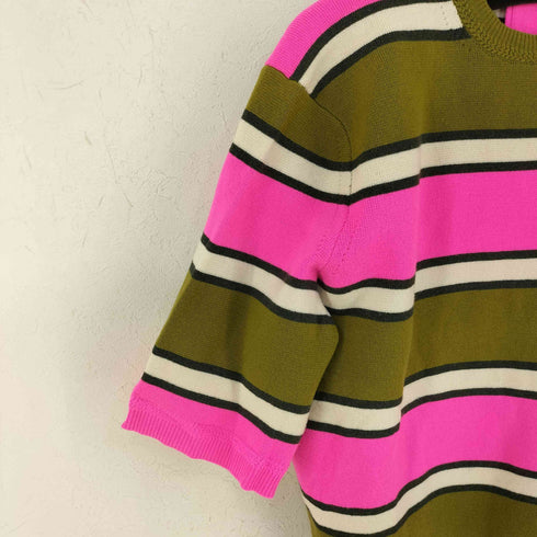 マークジェイコブス MARC JACOBS カシミヤ混 マルチボーダーニット レディース import:XS