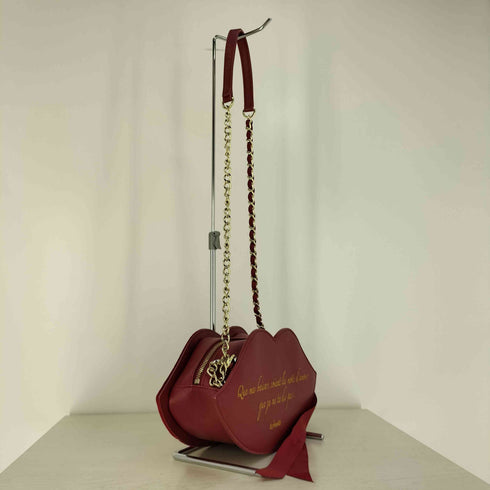 アンドシュエット &chouette リップ型 ショルダーバッグ レディース