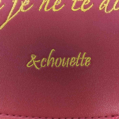アンドシュエット &chouette リップ型 ショルダーバッグ レディース