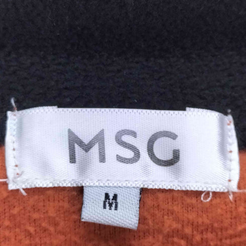 MSG ハーフジップトラックフリースジャケット メンズ JPN:M