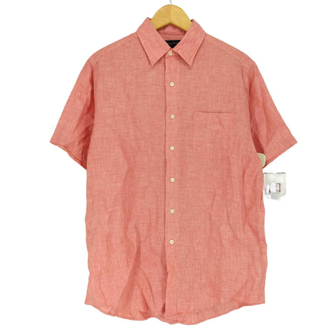 ブルックスブラザーズ BROOKS BROTHERS IRISH LINEN リネンボタンシャツ メンズ import:M