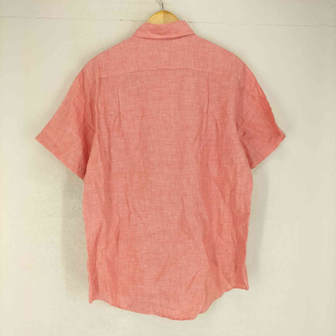 ブルックスブラザーズ BROOKS BROTHERS IRISH LINEN リネンボタンシャツ メンズ import:M
