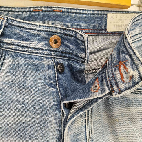 ディーゼル DIESEL TIMMEN ダメージ加工ボタンフライデニムパンツ メンズ W29 L30