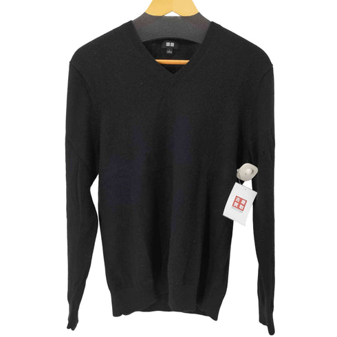 ユニクロ UNIQLO カシミア100% Vネックニット メンズ JPN:L