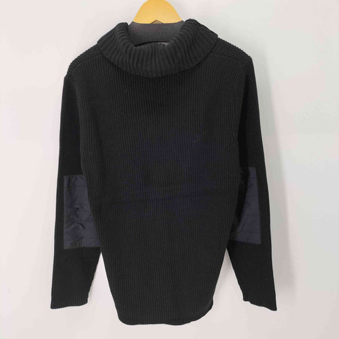 ザラマン ZARA MAN エルボーパッチ付き ショールカラーニット メンズ import:L