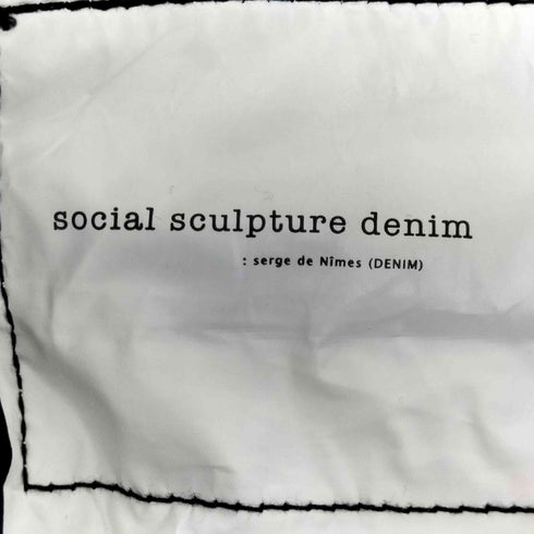ビズビム VISVIM SOCIAL SCULPTURE 12 BLK DMGD-17 メンズ 30×30