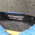 バーバリーブラックレーベル BURBERRY BLACK LABEL ワンポイントロゴ刺繍 ハーフボタンニット メンズ JPN:3