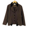 FASHION HOBO #760 USA製 ベロア切替 ジャケット レディース import:L