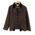 FASHION HOBO #760 USA製 ベロア切替 ジャケット レディース import:L