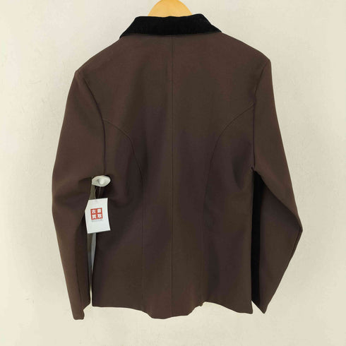 FASHION HOBO #760 USA製 ベロア切替 ジャケット レディース import:L