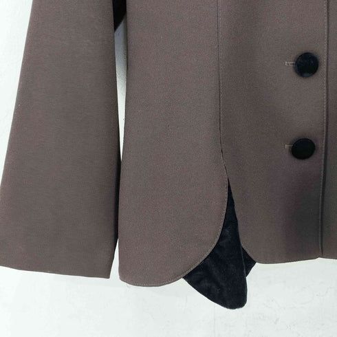 FASHION HOBO #760 USA製 ベロア切替 ジャケット レディース import:L