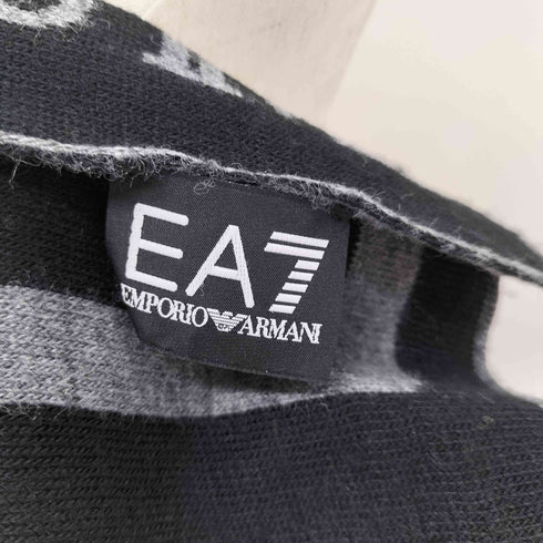 エンポリオアルマーニイーエーセブン EMPORIO ARMANI EA7 ロゴデザインマフラー メンズ
