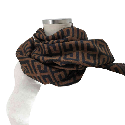 ジバンシィ GIVENCHY モノグラム大判マフラー メンズ