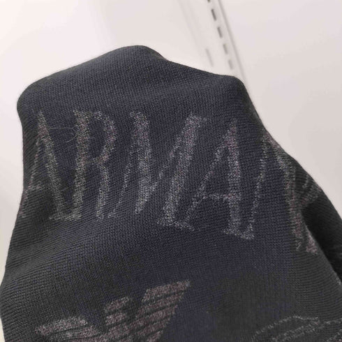エンポリオアルマーニ EMPORIO ARMANI ロゴデザインマフラー メンズ