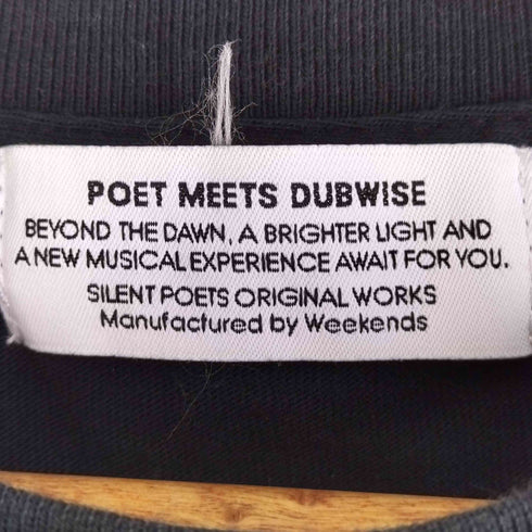 ポエトミーツダブワイズ POET MEETS DUBWISE バックプリントTシャツ メンズ XL