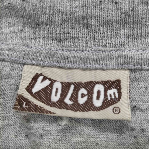 ヴォルコム VOLCOM フロッキープリントクルーネックTシャツ メンズ