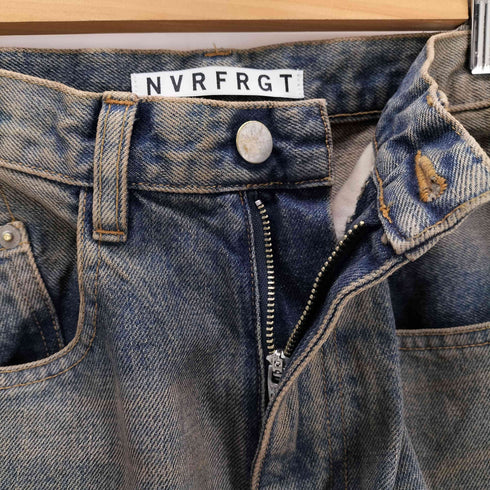 ネヴァーフォーゲット NVRFRGT 3D TWISTED WIDE LEG JEANS メンズ JPN:1