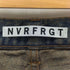 ネヴァーフォーゲット NVRFRGT 3D TWISTED WIDE LEG JEANS メンズ JPN:1