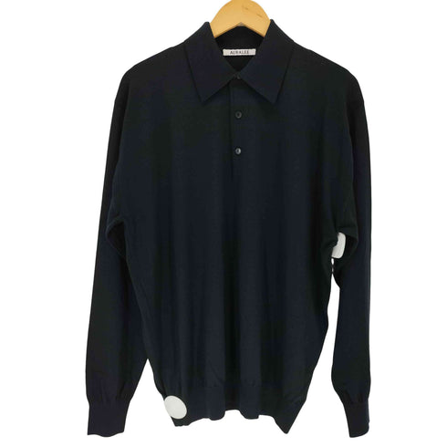 オーラリー AURALEE SMOOTH SOFT SWEAT POLO メンズ JPN:4