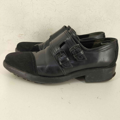 スリーワンフィリップリム 3.1 phillip lim スウェード切替 ダブルモンク レザーシューズ メンズ 42