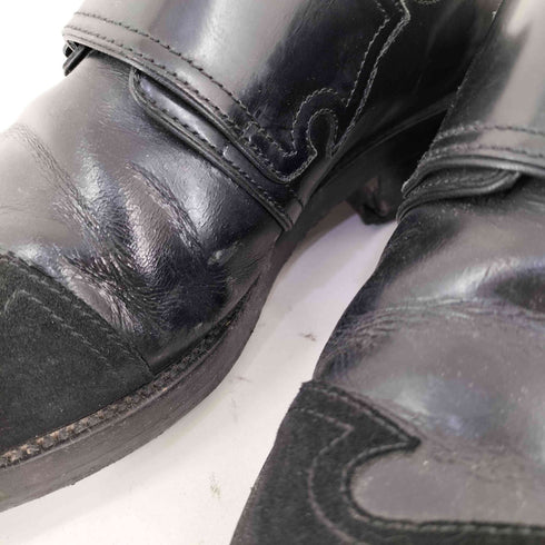 スリーワンフィリップリム 3.1 phillip lim スウェード切替 ダブルモンク レザーシューズ メンズ 42