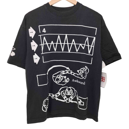 The Trilogy Tapes Awkward graph Tshirt メンズ import:M