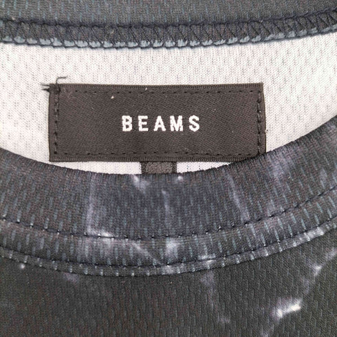 ビームス BEAMS 24SS 吸水速乾 メッシュ プリント ルーズTシャツ メンズ JPN:S