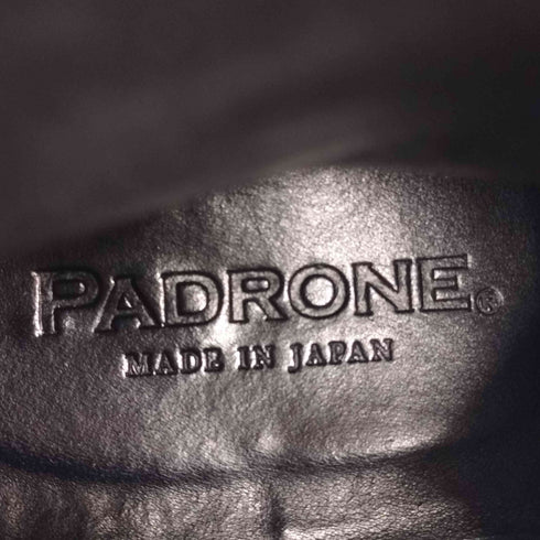 パドローネ PADRONE SIDE ZIP SHORT BOOTS メンズ 41