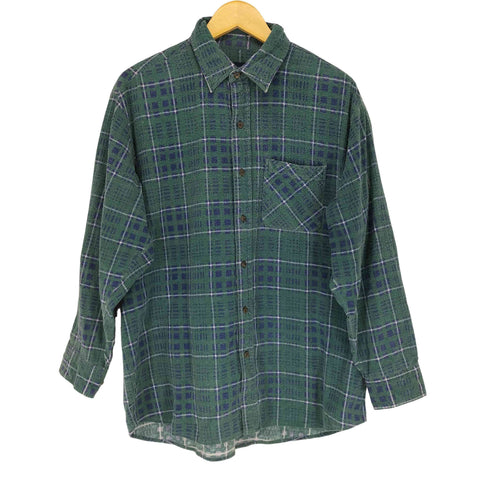 ピューリタン PURITAN コットンチェックL/S ネルシャツ メンズ JPN:L