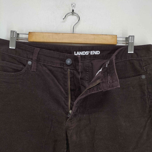 ランズエンド LANDS END ジッパーフライ コーデュロイパンツ レディース 80