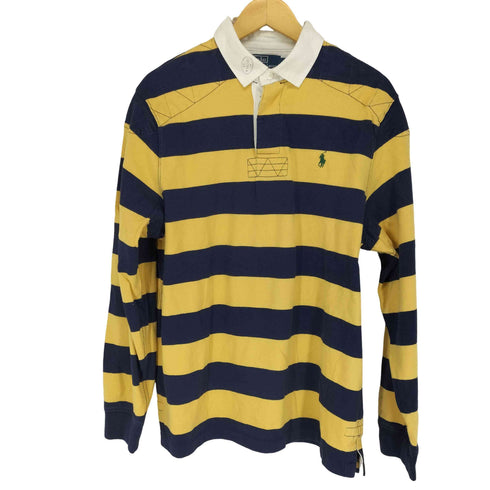 ポロバイラルフローレン Polo by RALPH LAUREN ポニー刺繍ロゴ ラガーシャツ メンズ import:L