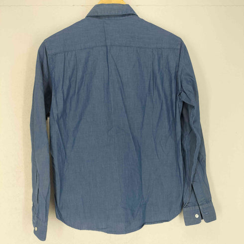 ビューティーアンドユースユナイテッドアローズ BEAUTY & YOUTH UNITED ARROWS ヤーンダイ ツイル ワイドカラー シャツ メンズ JPN:XS