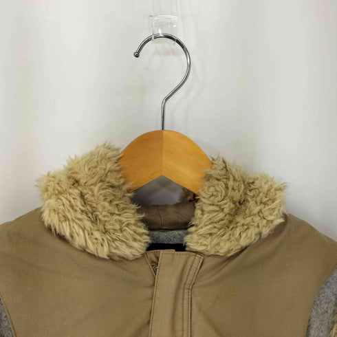 アンダーカバー UNDERCOVER ファー切替レイヤードジップブルゾン レディース