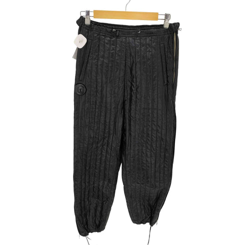 ONE fifth MOUTH quilting over pants BLACK レディース