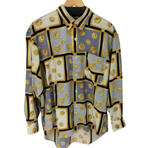 総柄 L/S シャツ メンズ FREE