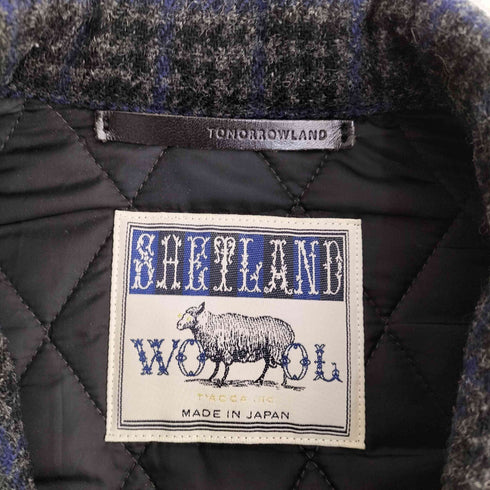 トゥモローランド TOMORROWLAND SHETLAND ツイード テーラードジャケット Thermore メンズ JPN:S
