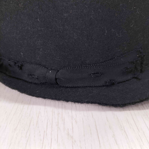 カシラ CA4LA カットオフ加工変形ウールバケットハット メンズ